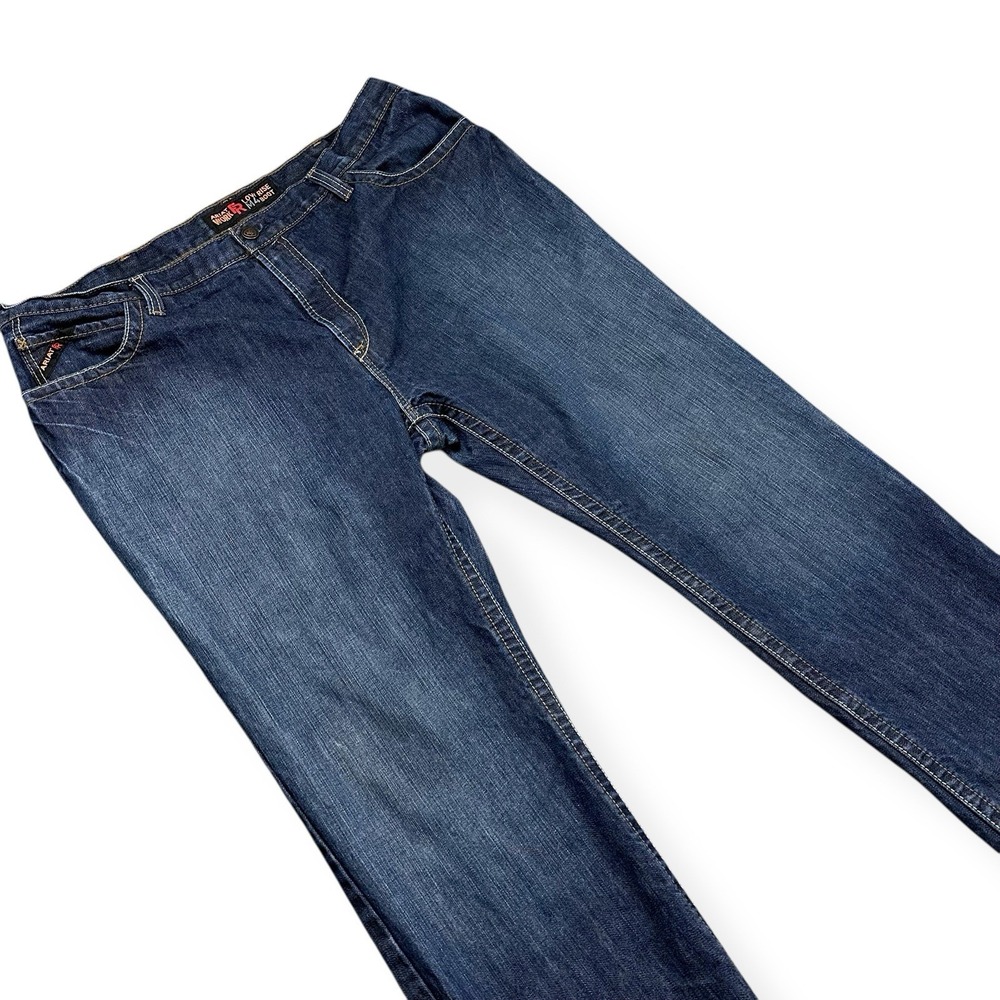 Ariat Work FR Men's Low Rise M4 Boot Cut Jeans 42x32 Flame Resistant HRC2 2112 - Picture 3 of 16